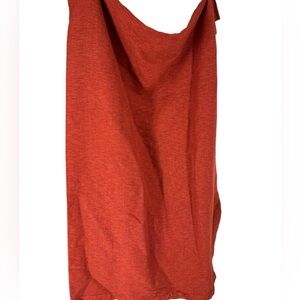 Crate & Barrel Lindon tablecloth Henna   dark orange 60 x 90